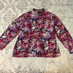 Pink Winter Floral Soft Long Sleeve